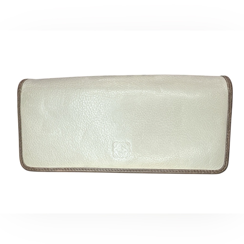 17. LOEWE Beige/Brown Continental Bi-fold Wallet